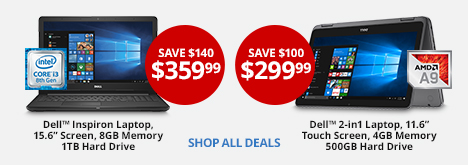 Dell Inspiro Laptops